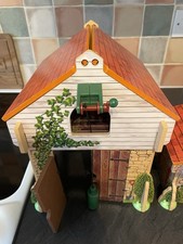 Toy Farm Buildings x 3 with