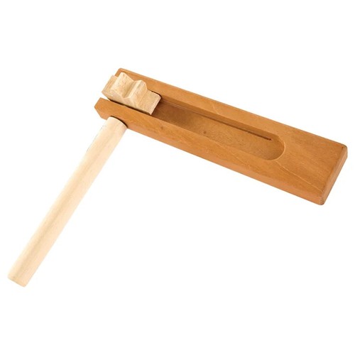 Wooden football rattle make - -,