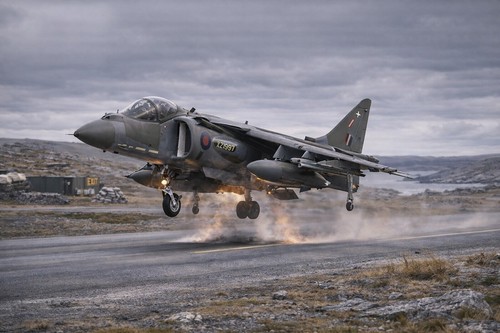Raf harrier gr3 aviation - a4,