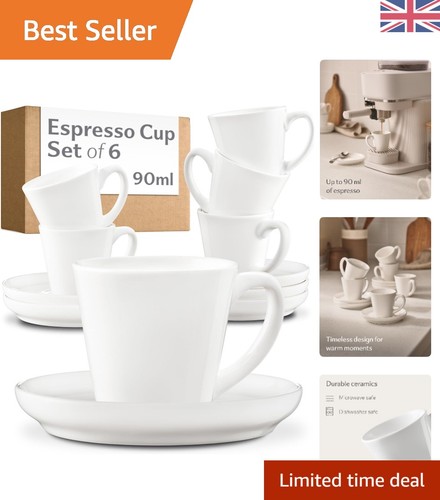 Classic white espresso cups - classic,