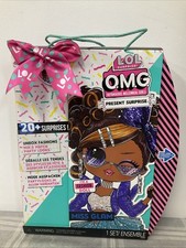LOL Surprise OMG Present Surprise Miss Glam Birthday Doll 20+ SURPRISES BNIB