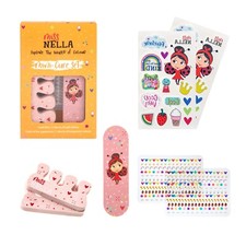 Miss Nella Nails & Accessories Set: Creative Kids' Manicure Fun- nail stickers