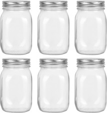Yishik Glass Mason Jars, Pack
