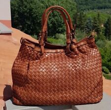 Borsa Donna in vera pelle intrecciata VINTAGE Bottega Carele BC238 4 colori