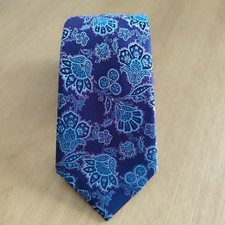Duchamp 100% Silk Tie Purple