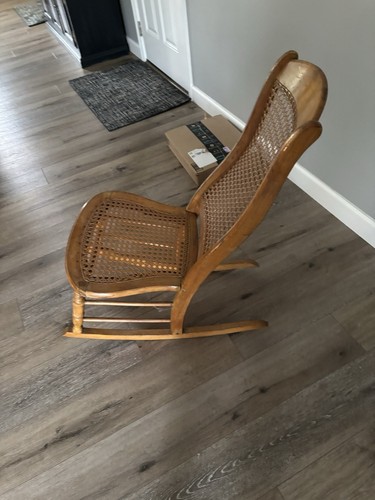 Wooden rocking chair - wooden,