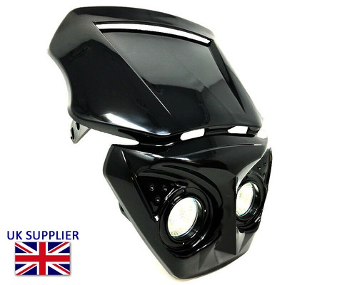 Motorcycle 12v black - motorcycle, headlight