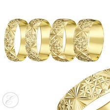 4mm-7mm 9ct Yellow Gold