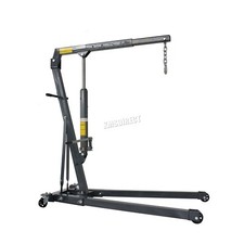 Engine Crane Stand 1 Ton Hoist Lift Hydraulic Folding Jack Wheels Workshop Tools