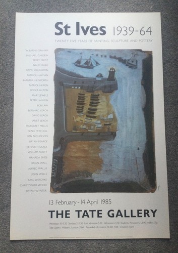 Tate gallery exhibition poster - tate,