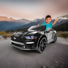 NEW ‼️ Hollicy Electric Children's Car Ford Mustang Drift Version Licensed 24 V