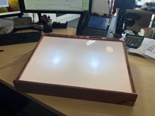 Light box for diamond - for,