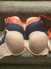 New George & M&S 34E bra's under wired  Bundle Of 4 Plus One Free, 5 In Total