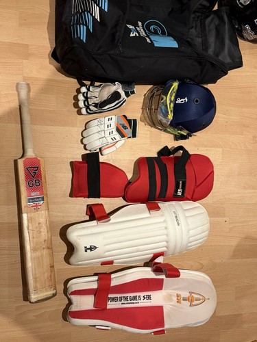Cricket bat full kit bundle - bat,