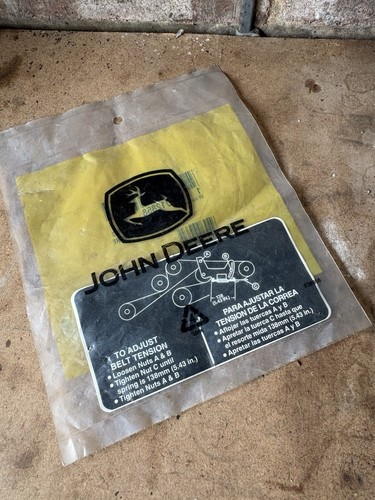 John deere ride mower - on,