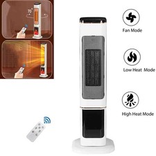 Ceramic Tower Heater with Remote Portable Oscillating Heater Thermostat Overheat