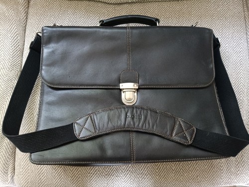 Bugatti briefcase and laptop - and,