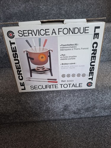 Creuset fondue set - le,