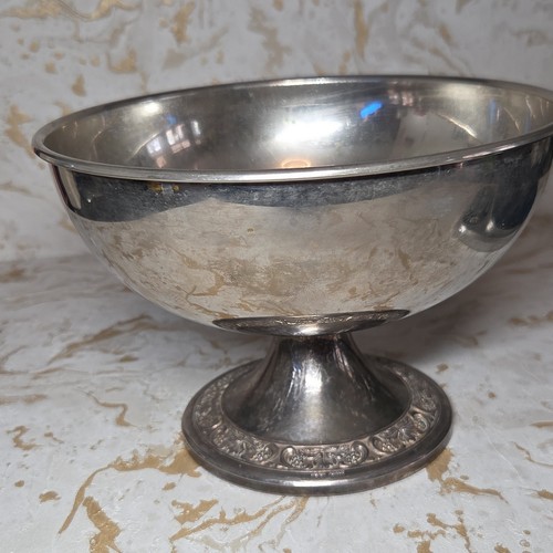 Bowl punch fruit footed - punch,