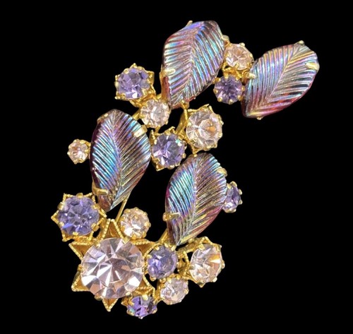 Vintage purple amethyst - purple,