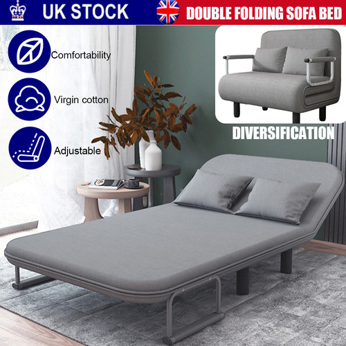Double fabric sofa bed sleeper - double,