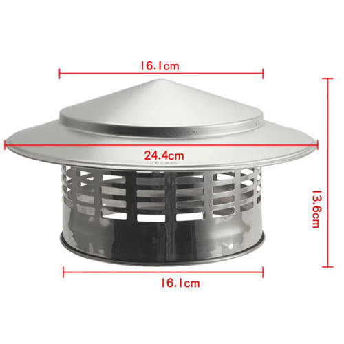 Chimney pot cowl cap mesh - chimney,