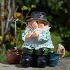 Smart Garden Fishing Woodland Wilf Garden Gnome Ornament
