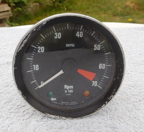 Smiths rev counter cylinder - rev, 12