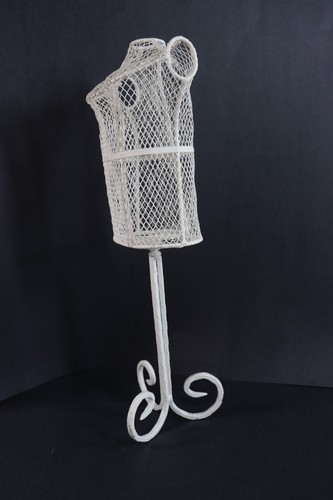 Vtg female wire metal dress - female,