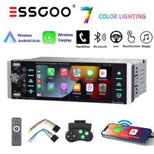 Single 1 DIN Car Stereo Radio