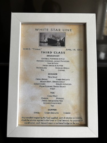 White star line - line, 3rd