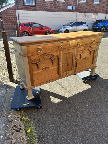Solid oak antique art - solid,