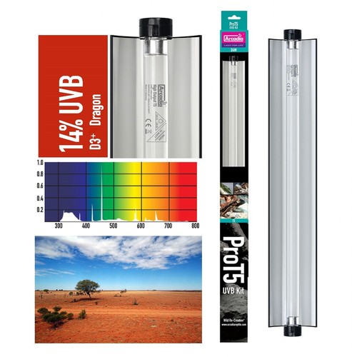 Arcadia pro uvb kit 14 - d3+, 14%