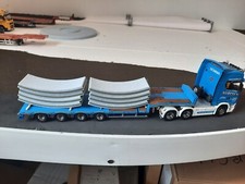 1:50 Scale Tunnel Segments, Set of 8, 3D Printed  Nooteboom  Trailer Load