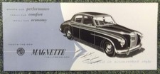 MG MAGNETTE 1 ½ LITRE SALOON USA Car Sales Brochure 1954 #HTC 7-5-54