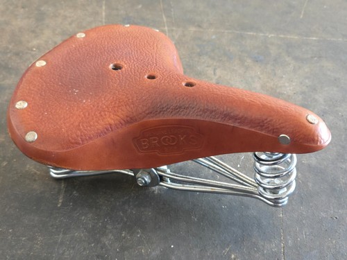 Brooks leather saddle - brooks,