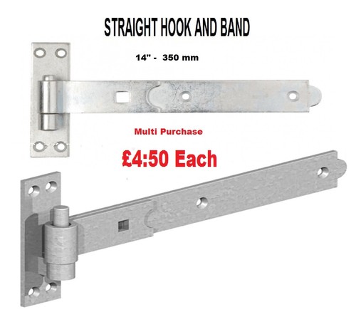 Straight band and hook t - band,