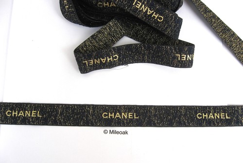 Chanel black gold patterned - ,