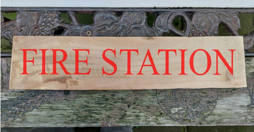 Fire station rustic wooden - rustic,