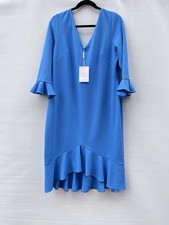 Gina Bacconi Mid Blue V-Neck