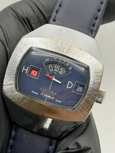 1973 vintage sicura jump hour - 1973,