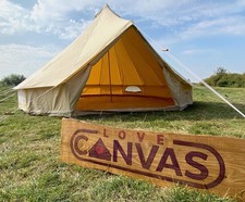 Good Quality 5m Bell Tent - Used condition - 285gsm Cotton Canvas