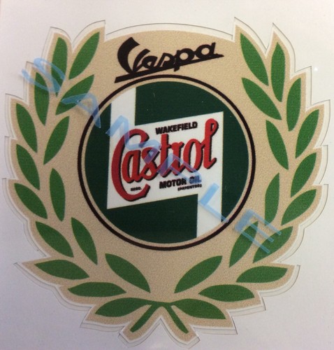 Castrol vespa oil car - castrol,