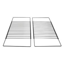 2x Universal Adjustable Oven Shelf Cooker Rack Extendable Grill Shelves 360-620