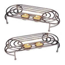 2X Oval Double Food Warmer