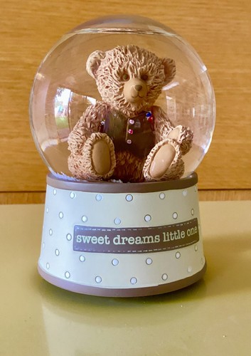Musical silver cross teddy - musical,