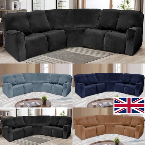 Seat recliner sofa velvet - recliner,