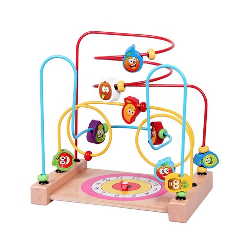 Rollercoaster wire bead maze - rollercoaster,