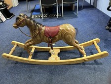 rocking horse wooden vintage