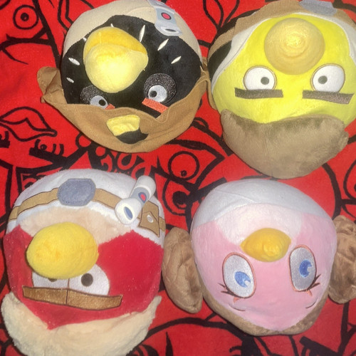 Angry birds star - angry, plush